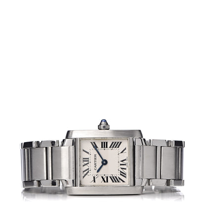 Cartier Stainless Steel 20mm Tank Francaise Quartz Watch 3 of 6