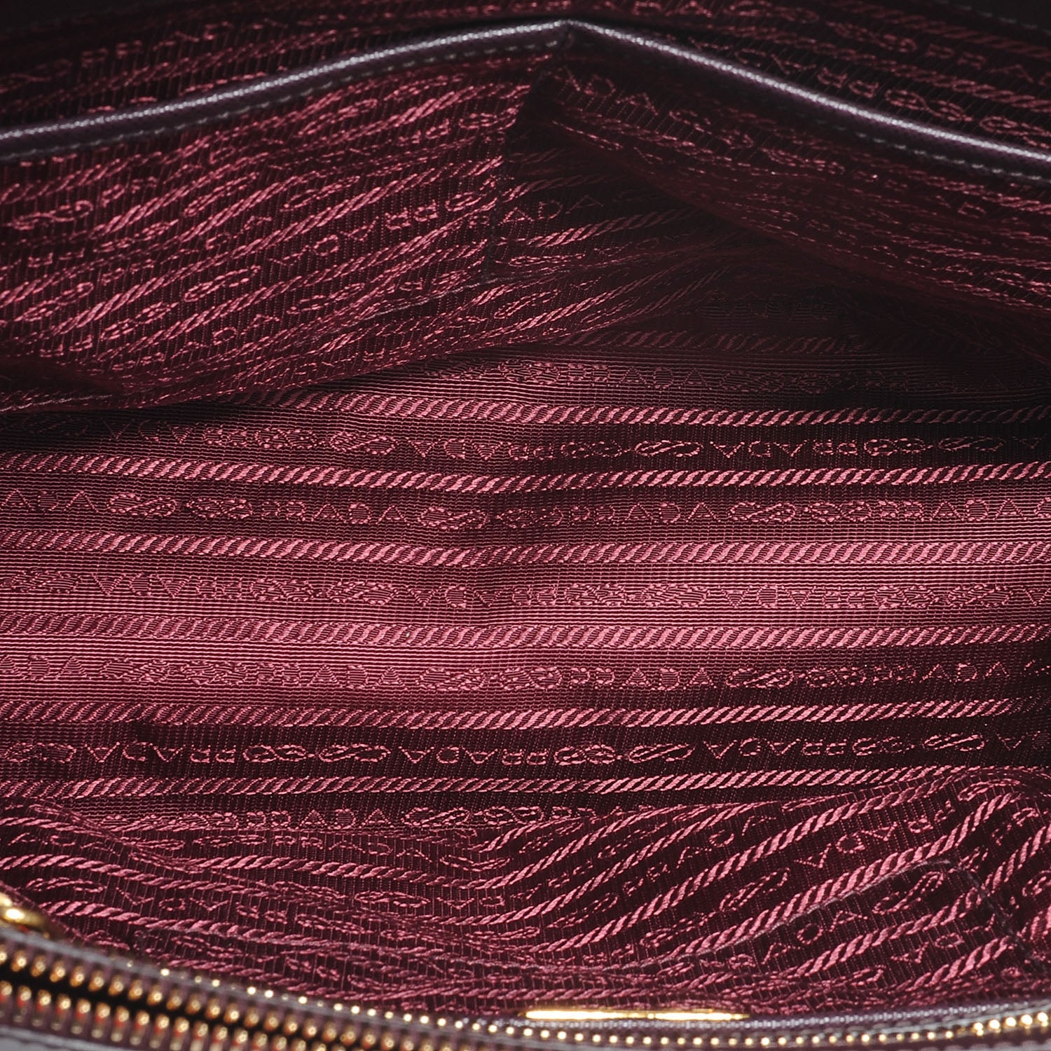 Prada Saffiano Lux Large Tote Bordeaux 6 of 8