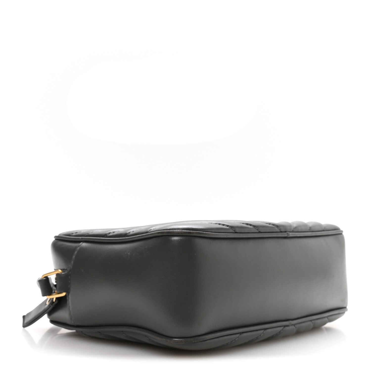 Saint Laurent Calfskin Matelasse Monogram Lou Camera Bag Storm 4 of 11
