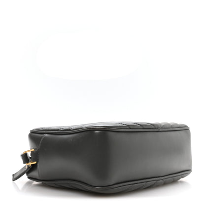Saint Laurent Calfskin Matelasse Monogram Lou Camera Bag Storm 4 of 11