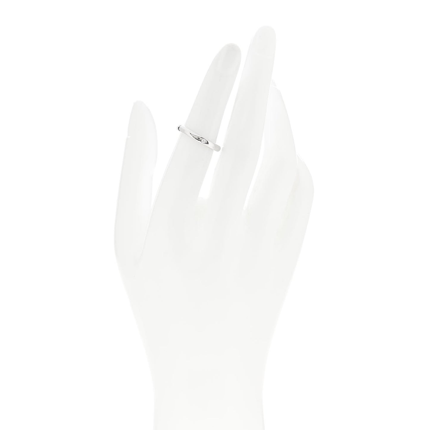 Platinum Diamond Elsa Peretti Band Ring 50 5.5