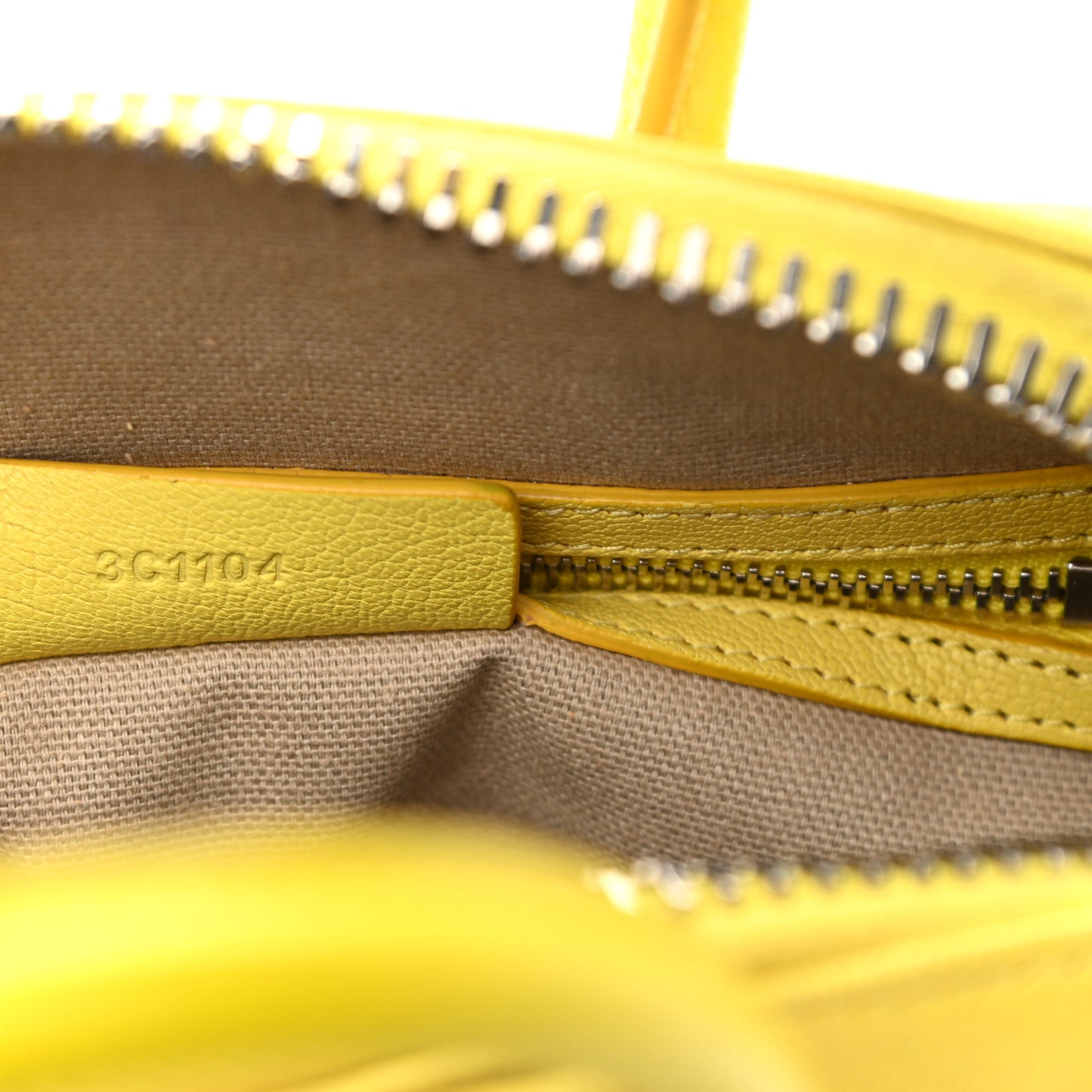Sugar Goatskin Mini Antigona Yellow