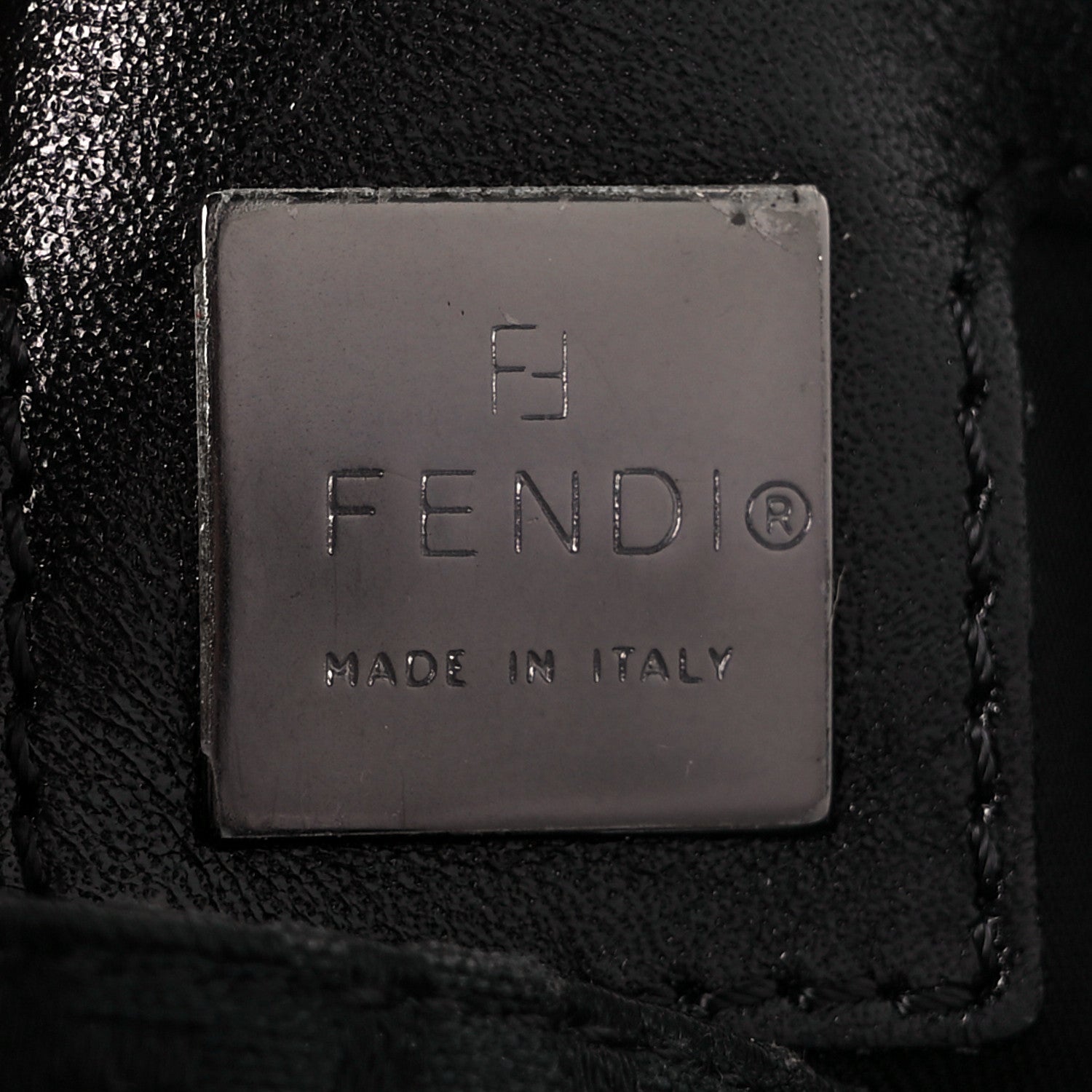 Fendi Zucchino Baguette Black 6 of 11