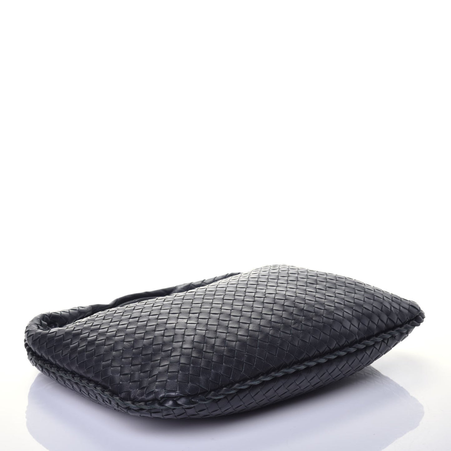 Nappa Intrecciato Medium Veneta Hobo Black