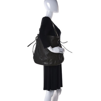 Jimmy Choo Lambskin Biker Hobo 2 of 15