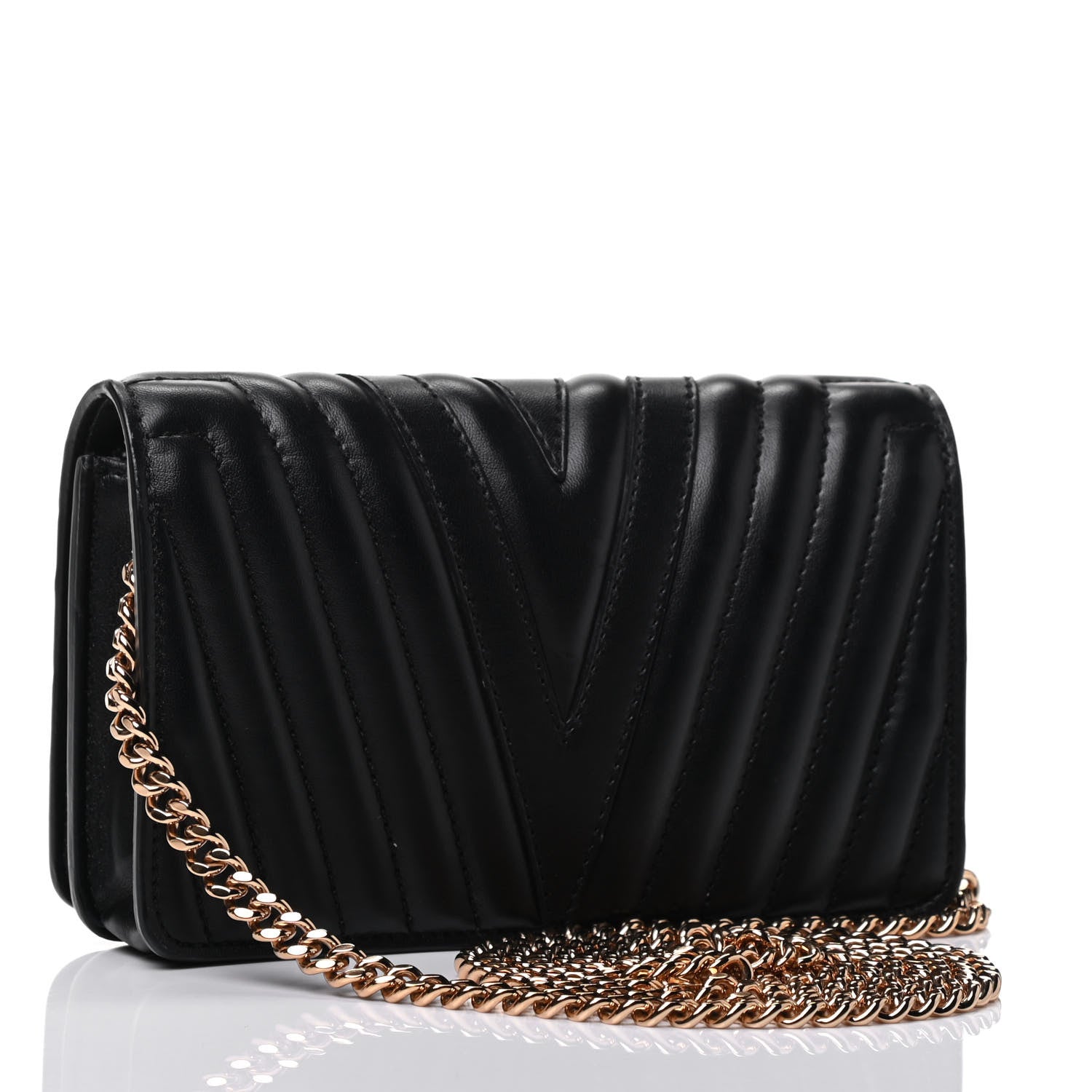 Stella McCartney Eco Alter Nappa Star Patch Shoulder Bag Black 2 of 4