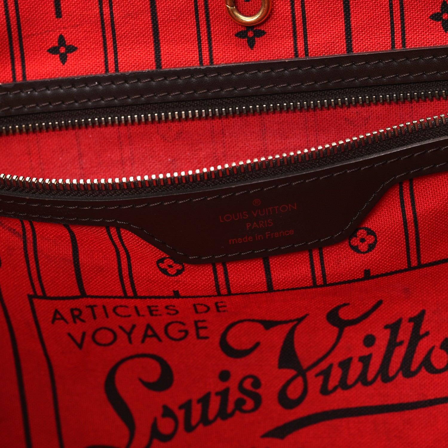 Louis Vuitton Damier Ebene Neverfull GM 6 of 13