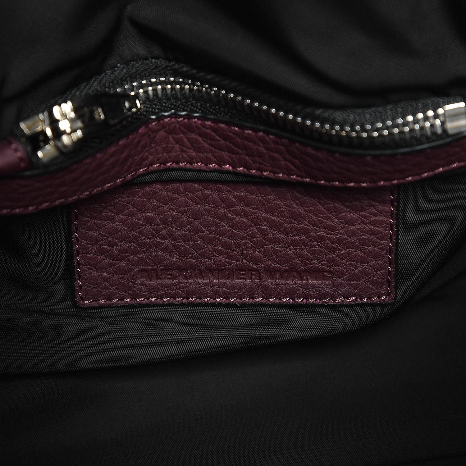 Alexander Wang Pebbled Calfskin Mini Rockie Matte Oxblood 6 of 9