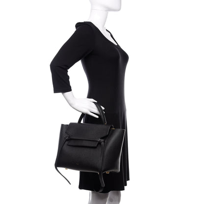 Celine Grained Calfskin Mini Belt Bag Black 3 of 11