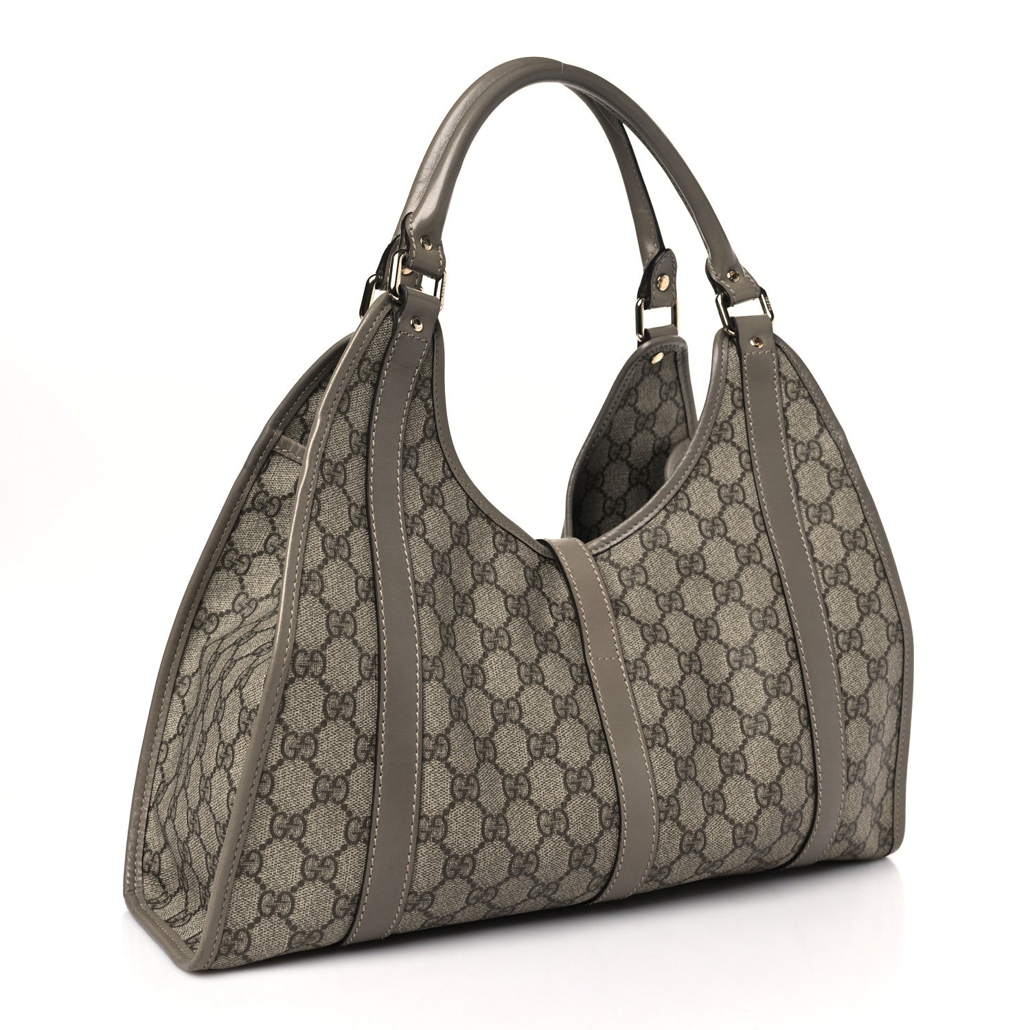 Gucci GG Plus Monogram Medium Joy Shoulder Bag Grey 3 of 10