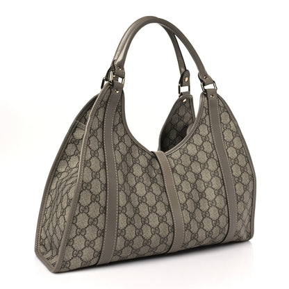 Gucci GG Plus Monogram Medium Joy Shoulder Bag Grey 3 of 10