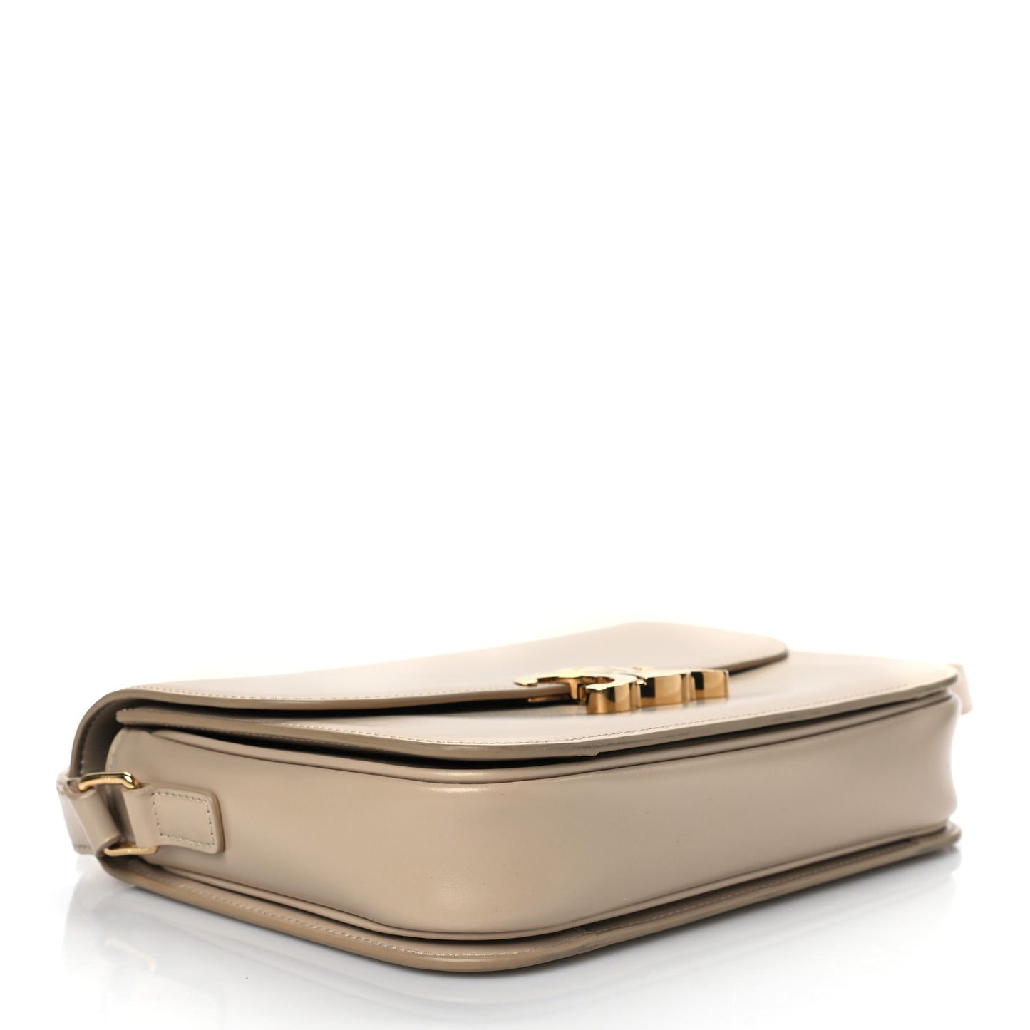 Shiny Calfskin Medium Triomphe Nude