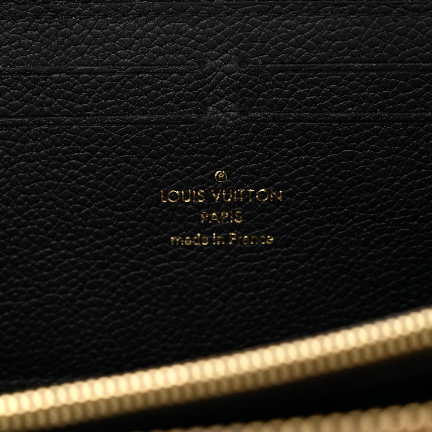 Louis Vuitton Empreinte Clemence Wallet Black 6 of 9