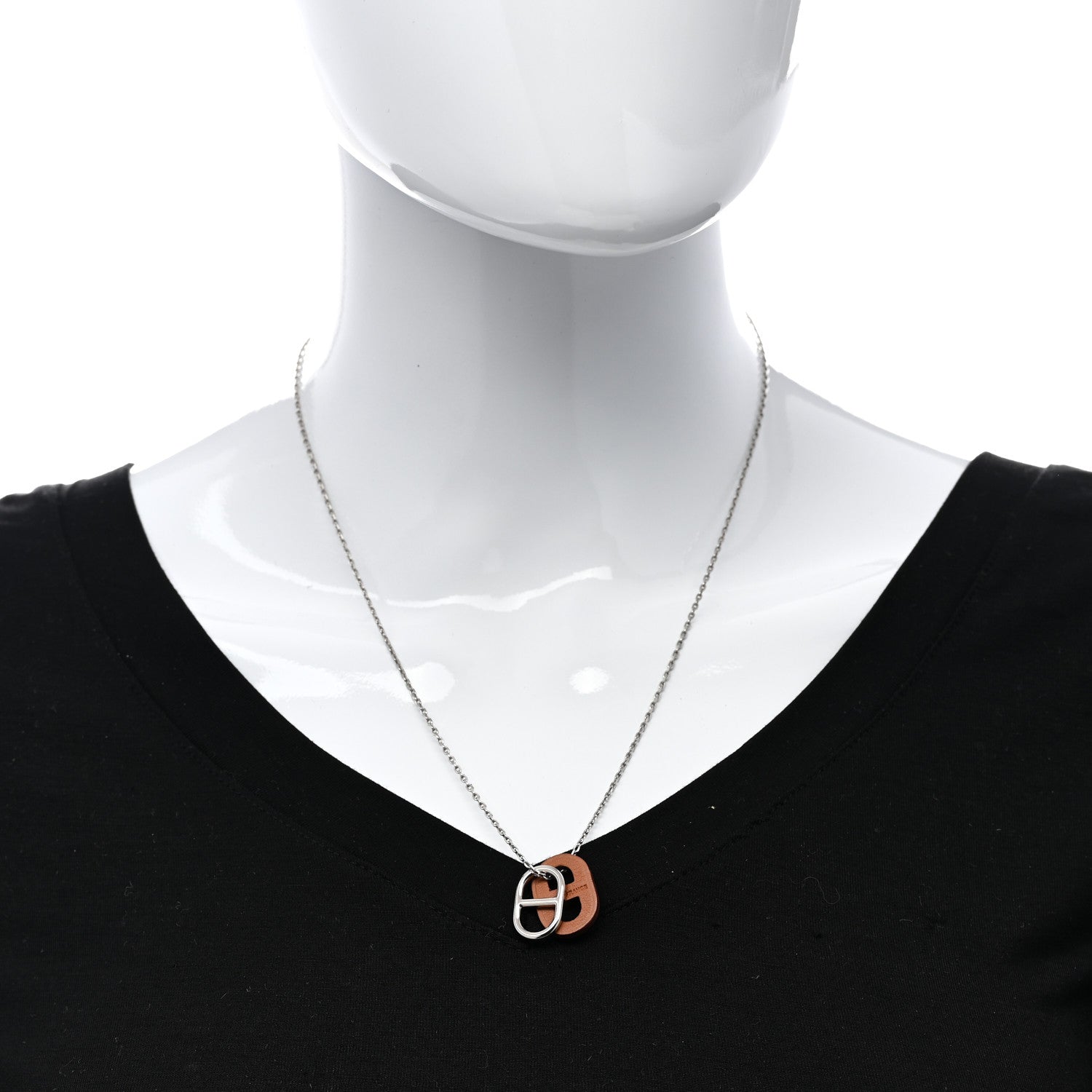 Hermes Swift O'Maillon Pendant Necklace Gold 2 of 6