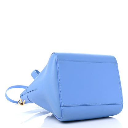 Loewe Calfskin Small Hammock Nugget Shoulder Bag Celestine Blue 4 of 8