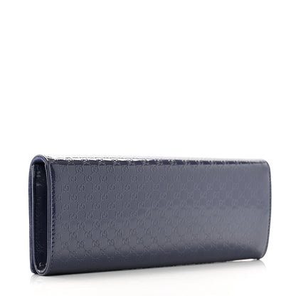 Gucci Patent Microguccissima Small Broadway Clutch Argyle Lavender 2 of 7