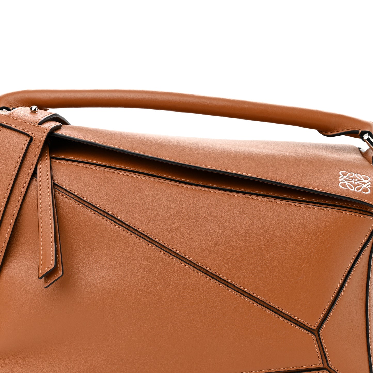 Calfskin Medium Puzzle Bag Tan