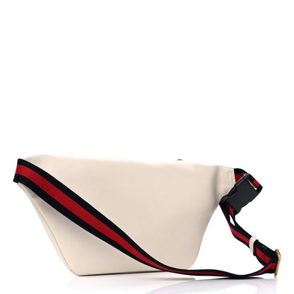 Gucci Grained Calfskin Logo Belt Bag White 3 of 9