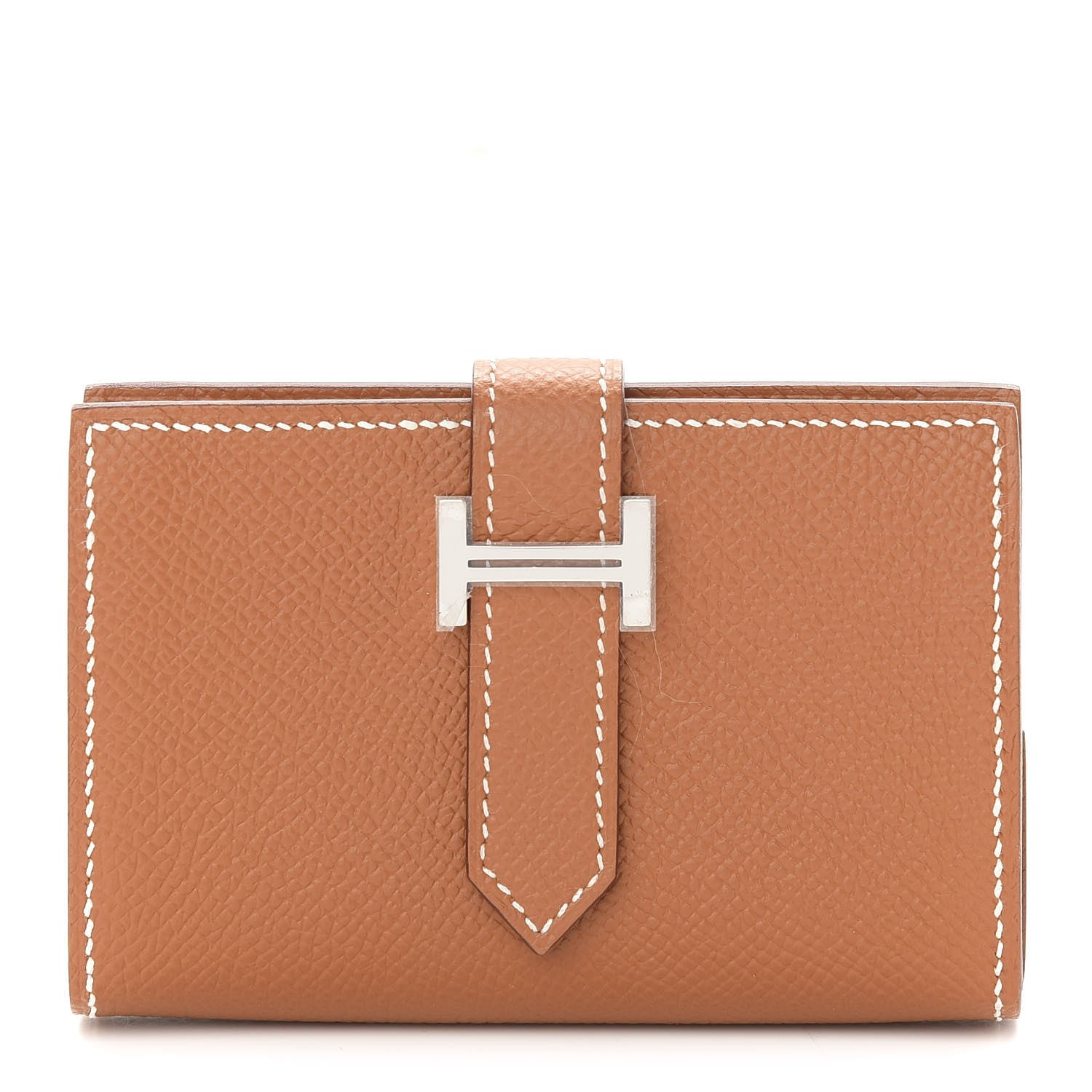 Hermes Epsom Mini Bearn Wallet Gold 1 of 6