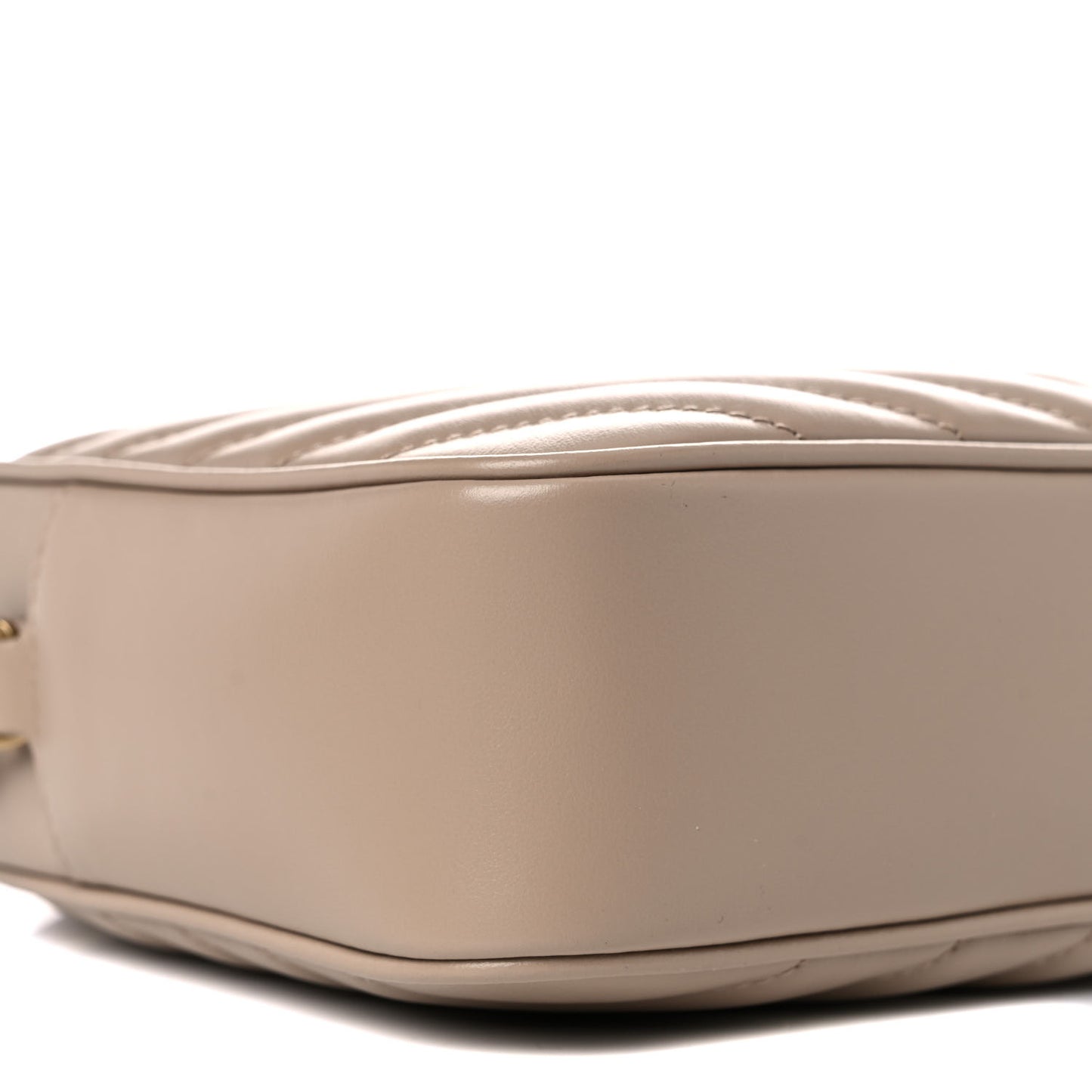 Calfskin Matelasse Monogram Lou Camera Bag Dark Beige