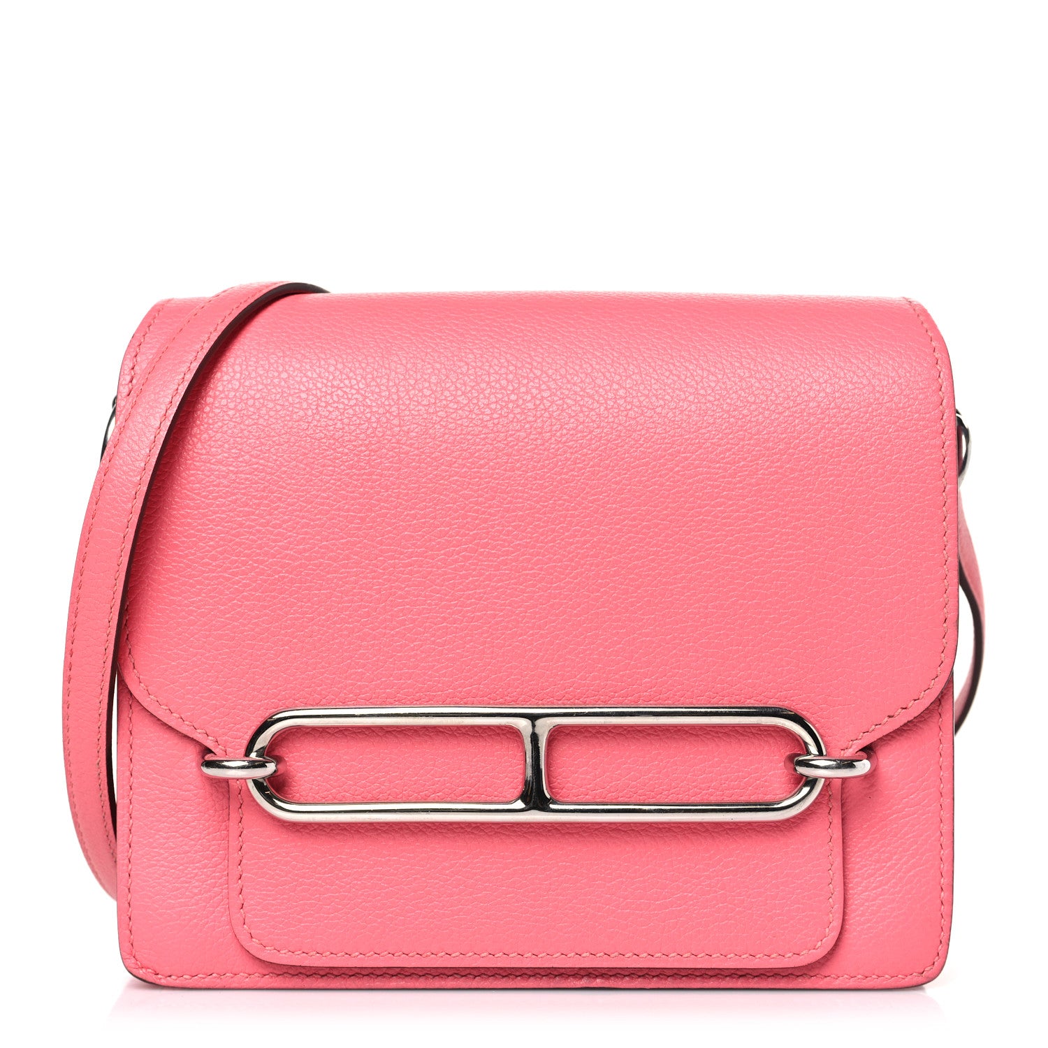 Hermes Evercolor Mini Sac Roulis Rose Azalee 1 of 9
