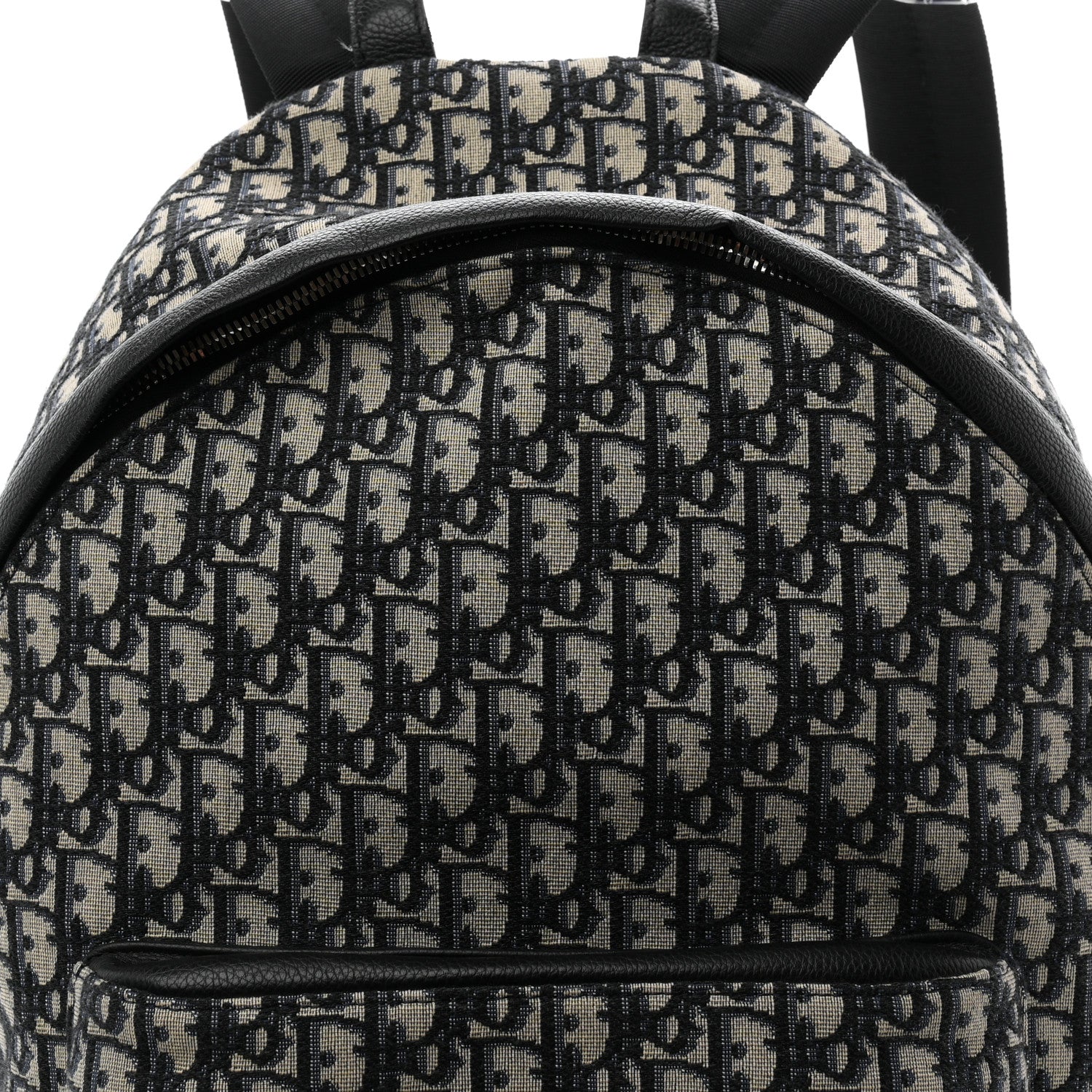 Christian Dior Oblique Calfskin Rider Backpack Beige Black 8 of 10