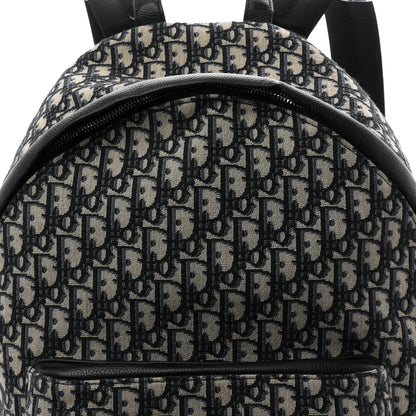 Christian Dior Oblique Calfskin Rider Backpack Beige Black 8 of 10