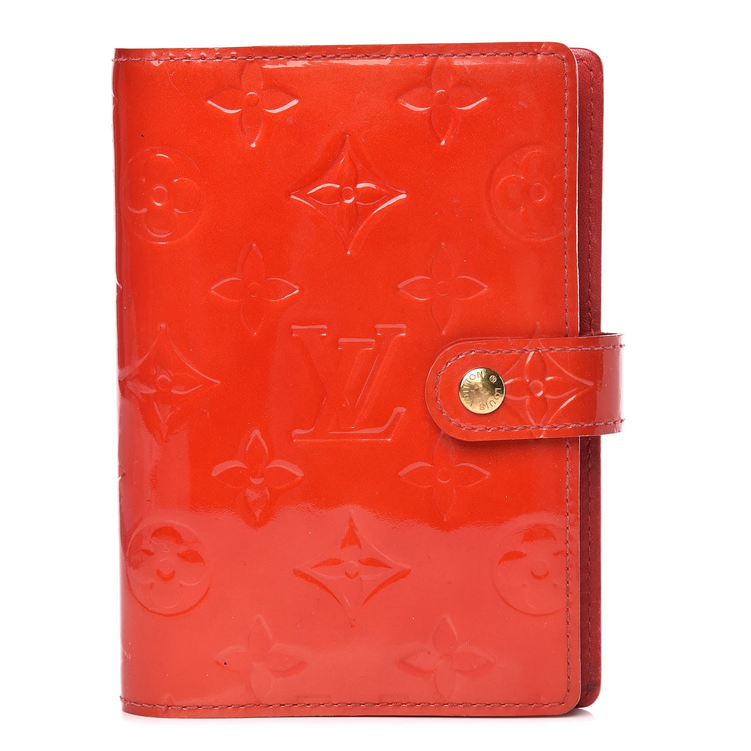 Louis Vuitton Vernis Small Ring Agenda Cover Red 1 of 7