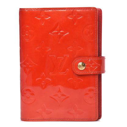 Louis Vuitton Vernis Small Ring Agenda Cover Red 1 of 7