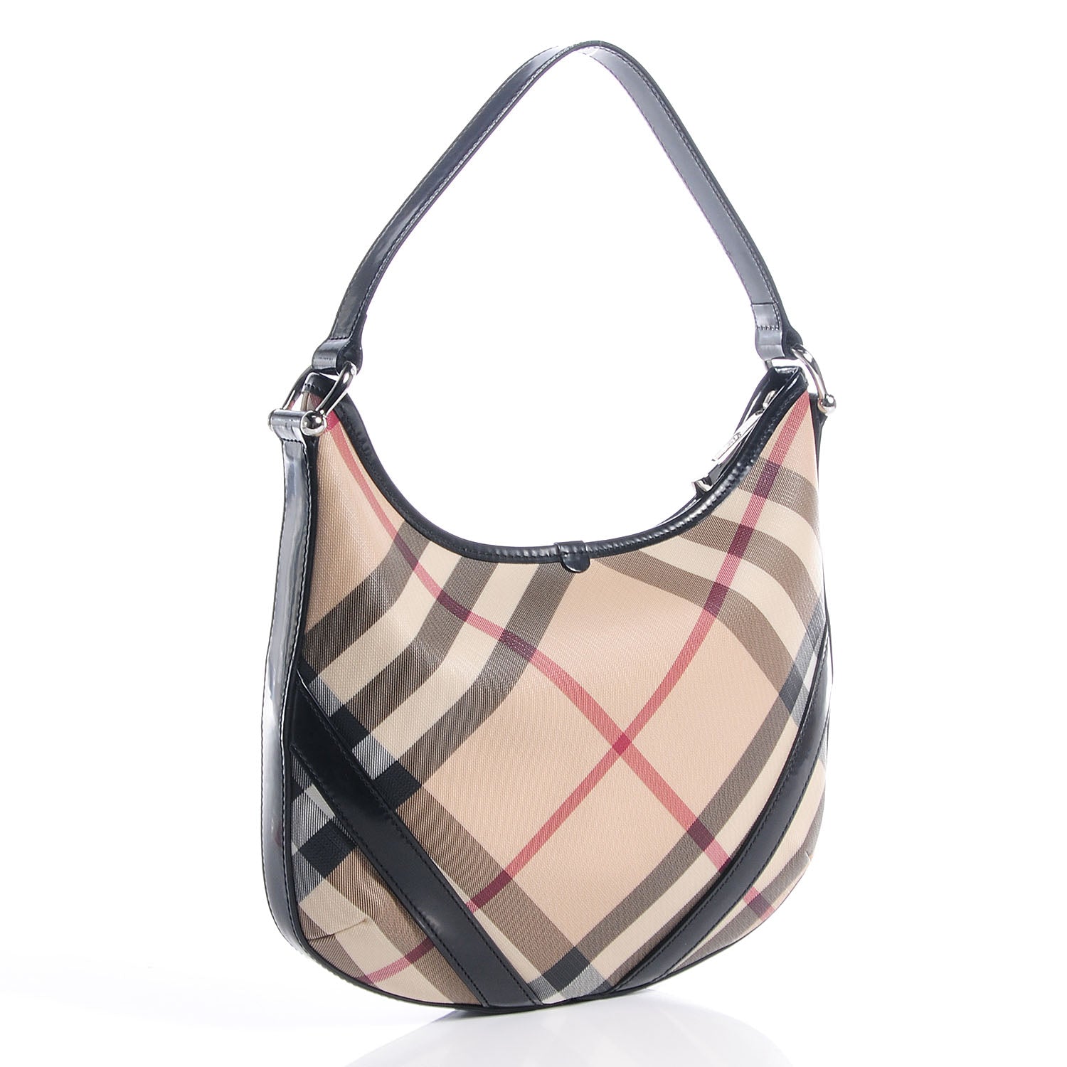 Burberry Nova Check Buckle Hobo 3 of 8