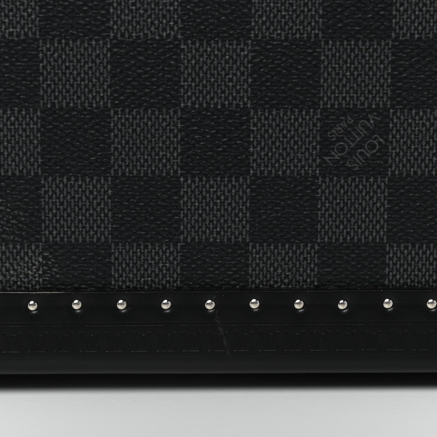 Louis Vuitton Damier Graphite Bisten 65 Suitcase Hard Case Trunk 10 of 11