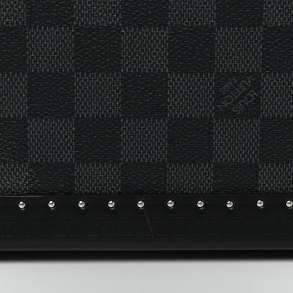 Louis Vuitton Damier Graphite Bisten 65 Suitcase Hard Case Trunk 10 of 11