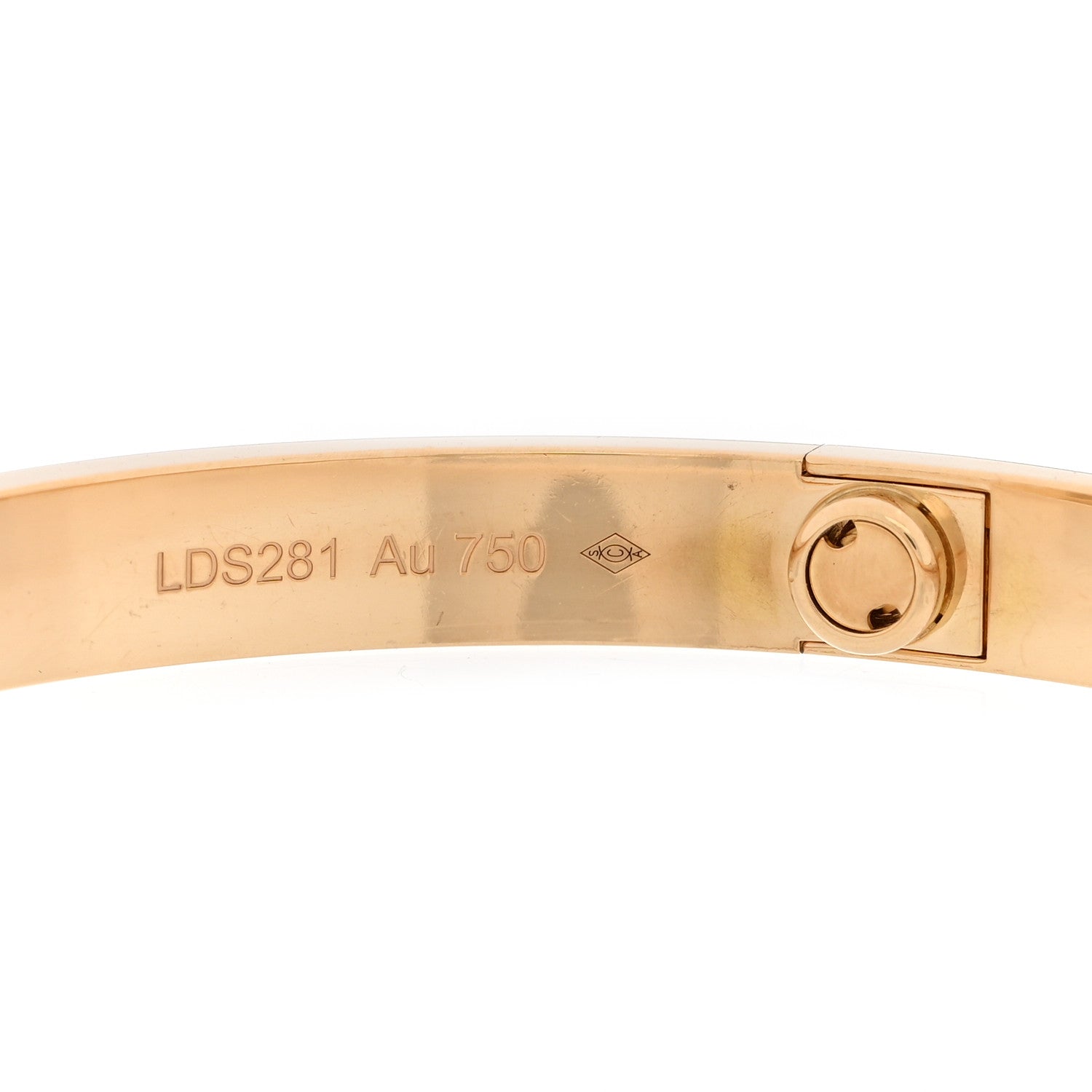 Cartier 18K Yellow Gold LOVE Bracelet 18 5 of 8