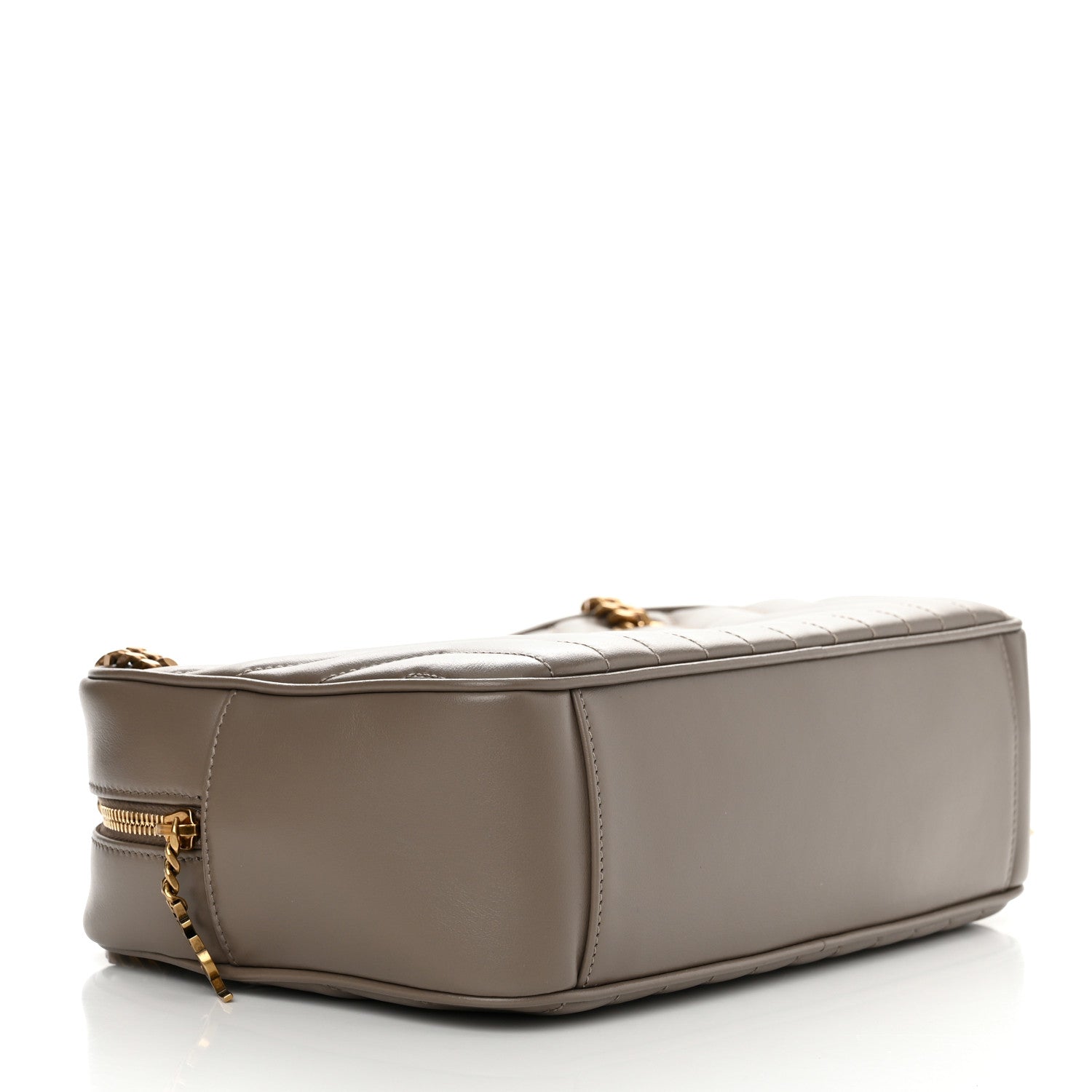 Saint Laurent Calfskin Matelasse Joan Camera Bag Taupe 4 of 11