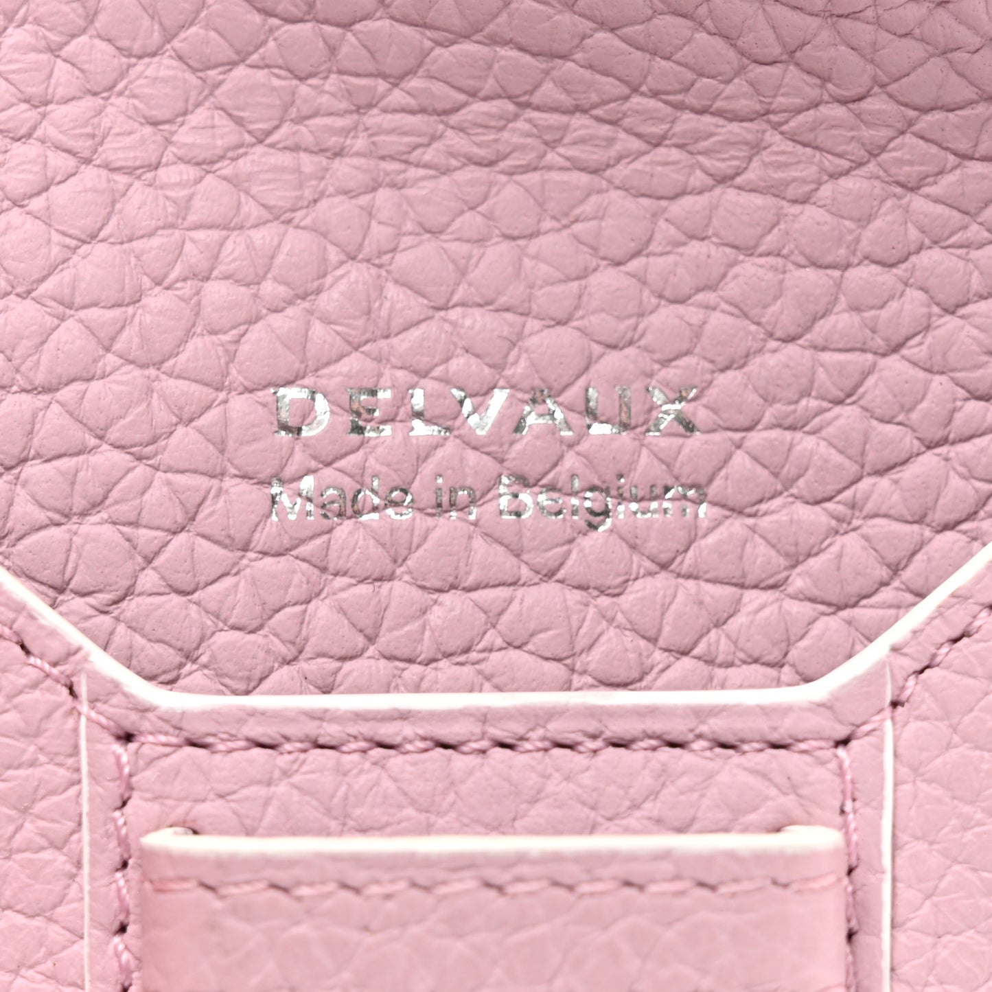 Taurillon Soft Presse Visite Card Holder Pink