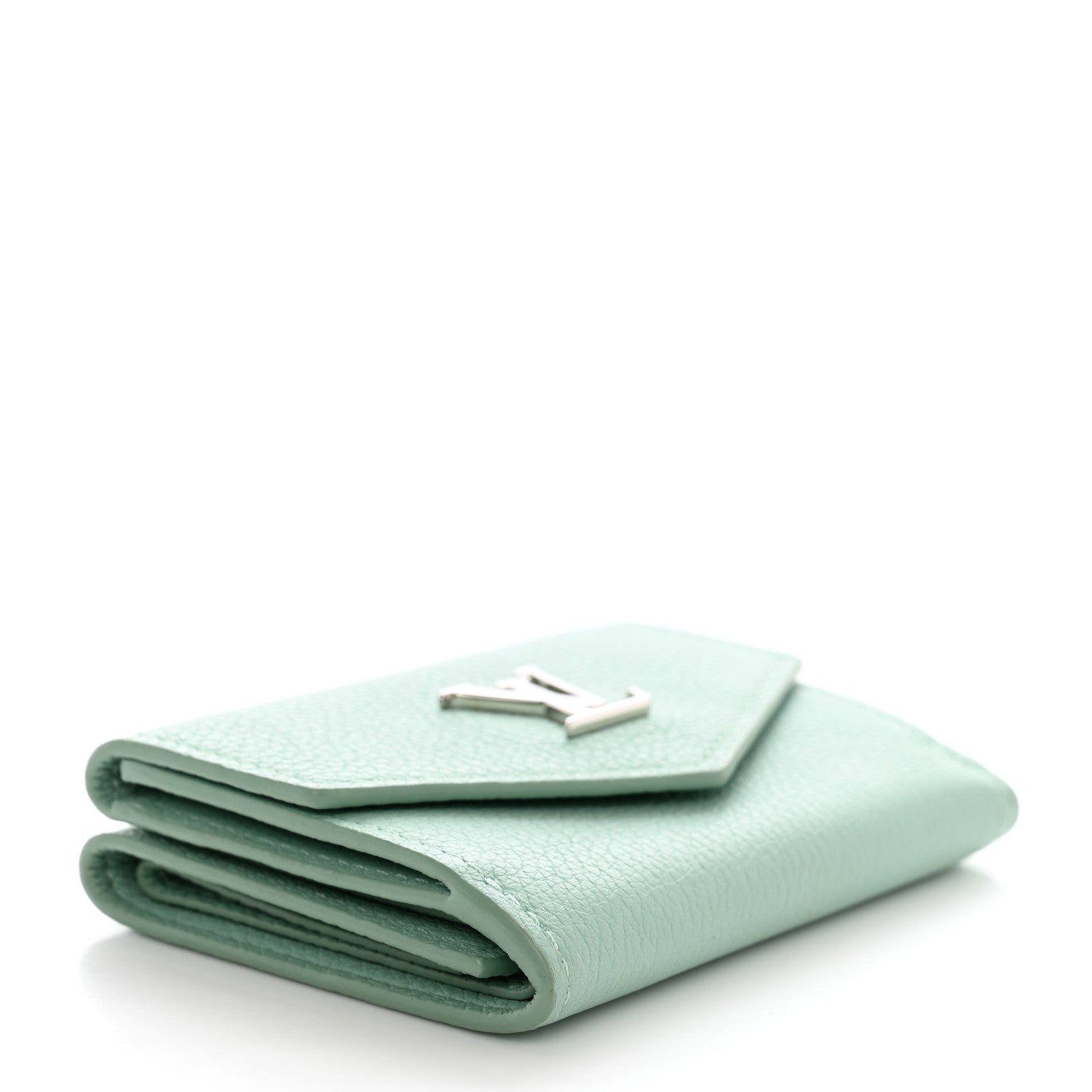 Louis Vuitton Calfskin Lockmini Wallet Menthe 4 of 9