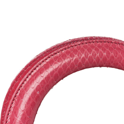 Christian Dior Snakeskin Large Lady Dior Pink 11 of 14