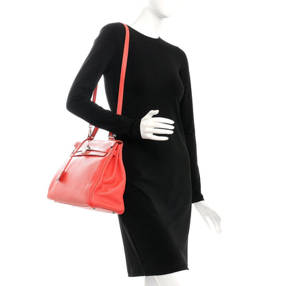 Hermes Togo Kelly Retourne 35 Geranium 2 of 36