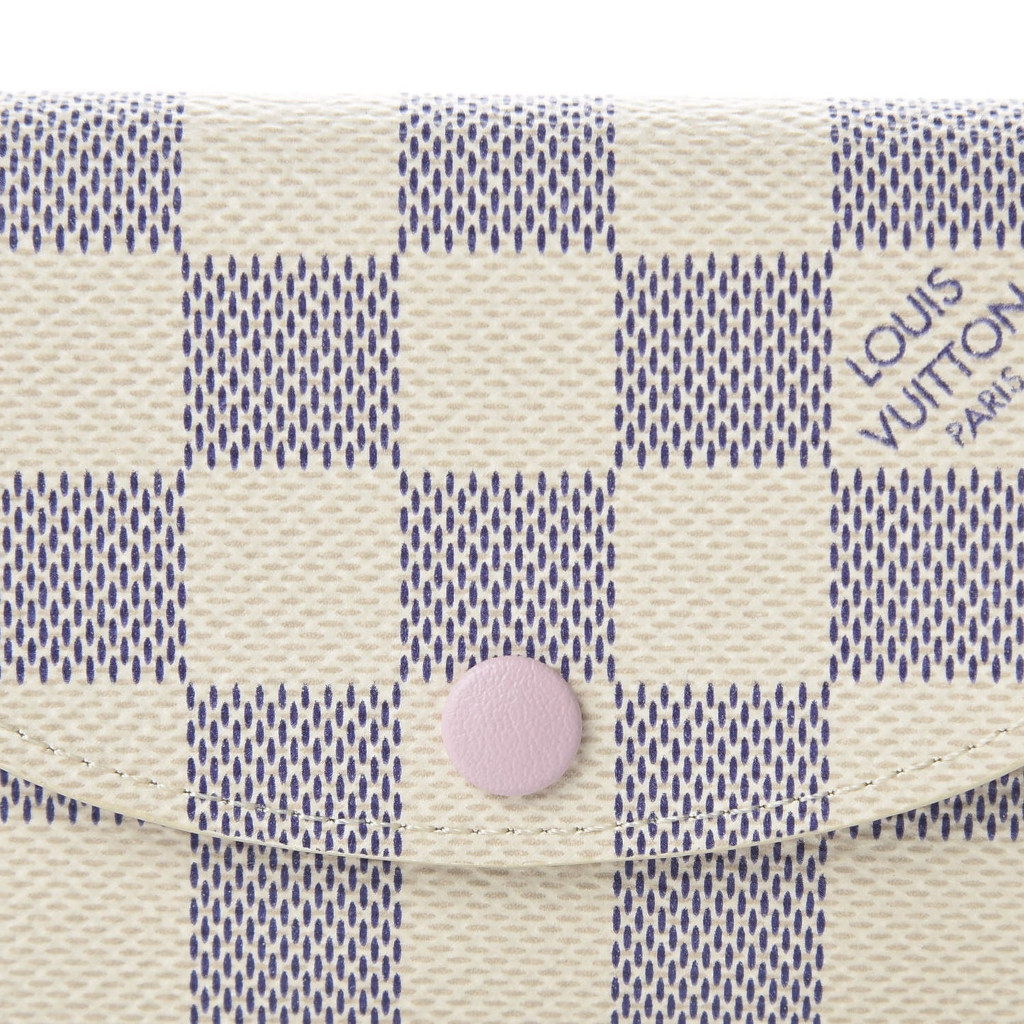 Damier Azur Rosalie Coin Purse Rose Ballerine