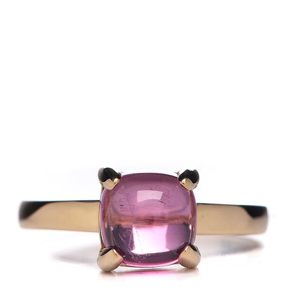 Tiffany 18K Yellow Gold Pink Tourmaline 7mm Paloma Picasso Sugar Stacks Ring 50 5.5 1 of 6