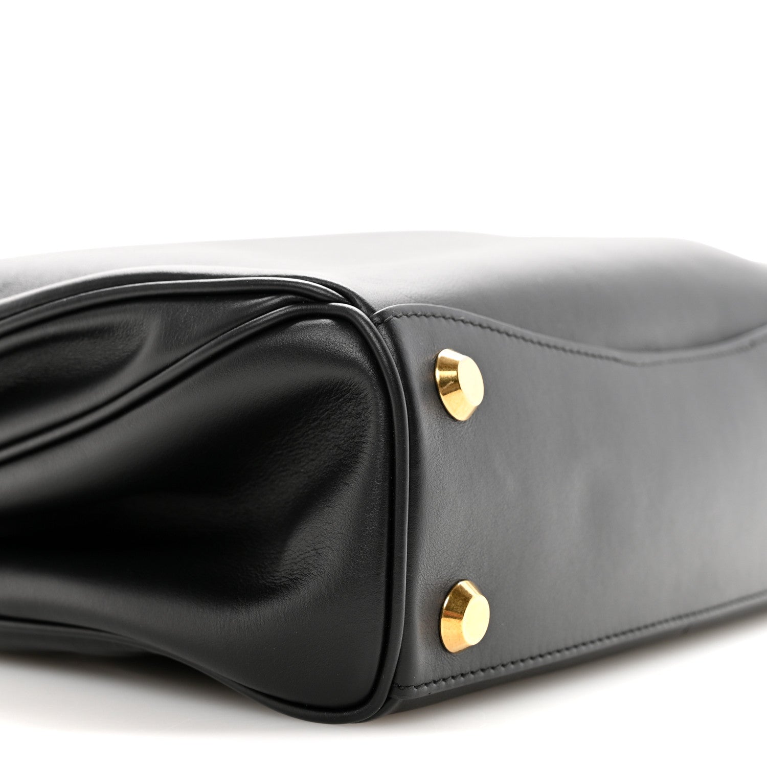 Balenciaga Natural Smooth Calfskin Small Rodeo Top Handle Handbag Black 9 of 10