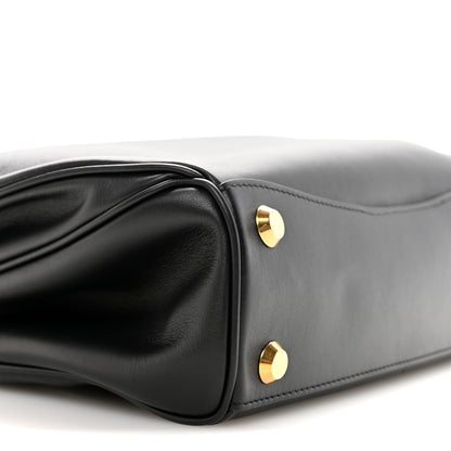 Balenciaga Natural Smooth Calfskin Small Rodeo Top Handle Handbag Black 9 of 10