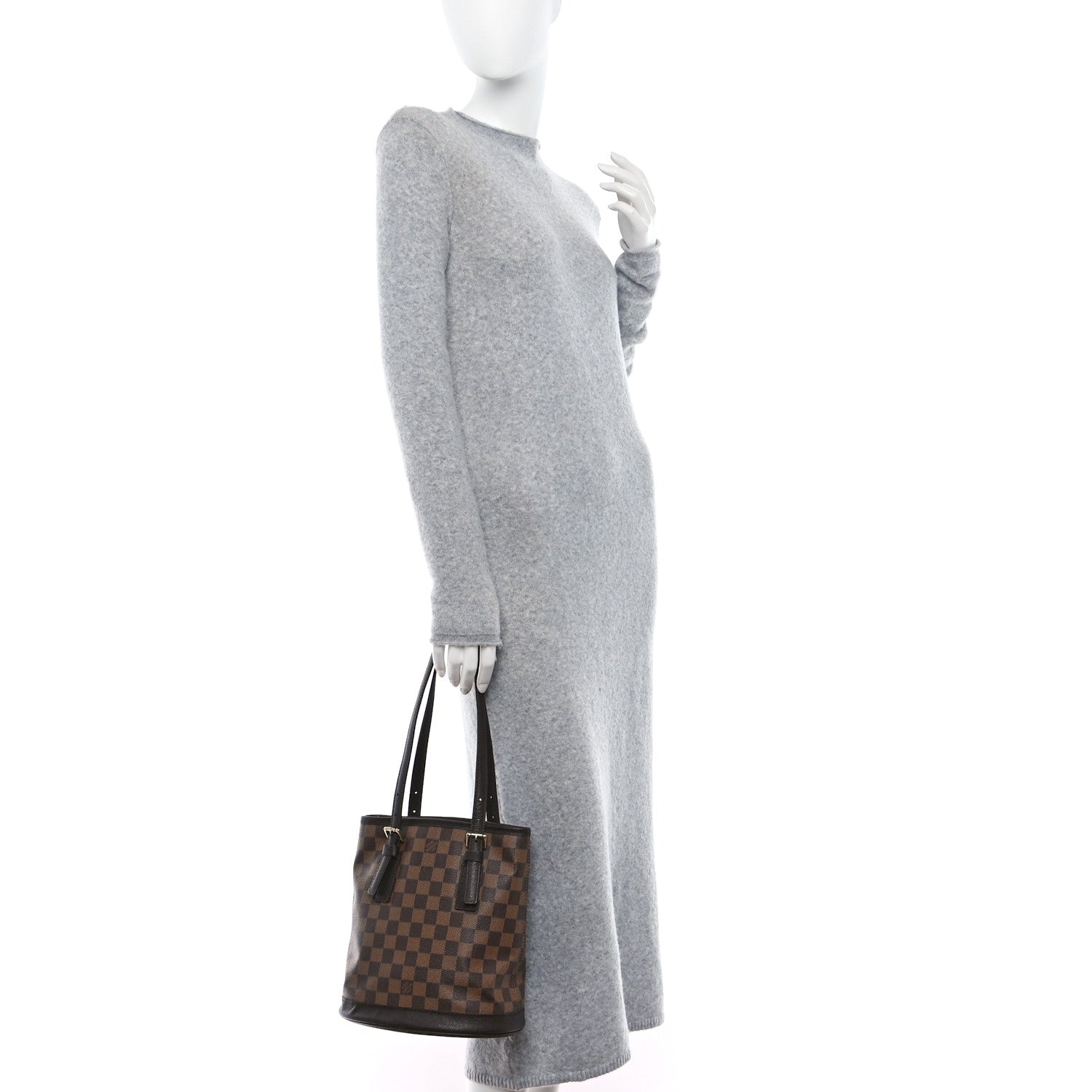 Louis Vuitton LOUIS VUITTON Damier Ebene Marais Bucket 23 2 of 10