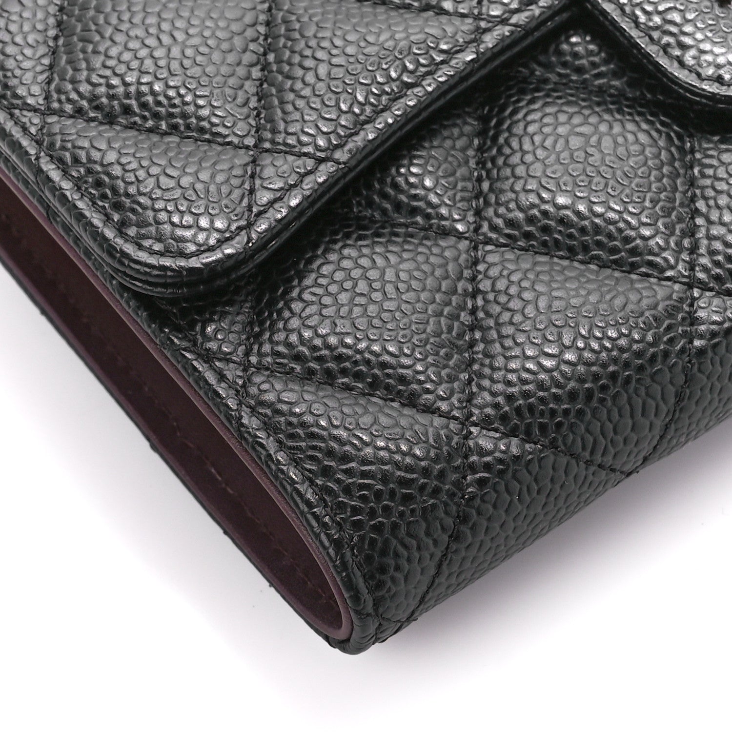 Chanel Caviar Quilted Large Flap Wallet Black 10 of 13