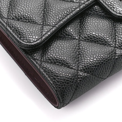 Chanel Caviar Quilted Large Flap Wallet Black 10 of 13