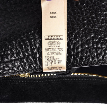 Burberry Signature Grain Medium Mildenhall Crossbody Bag Black 8 of 10