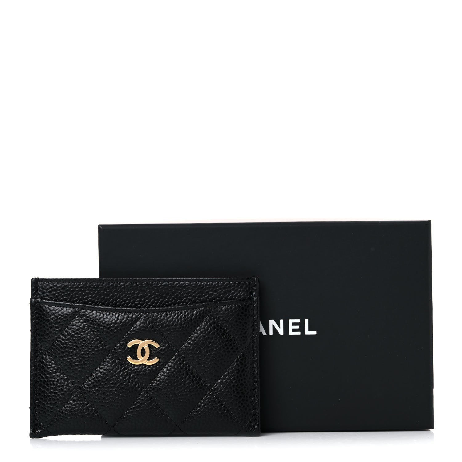 Chanel Caviar Quilted Card Holder Black 10 of 10