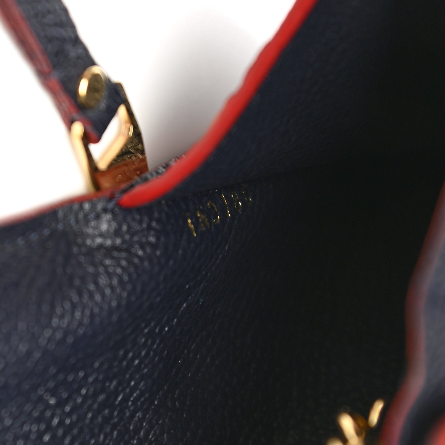 Empreinte Key Pouch Marine Rouge