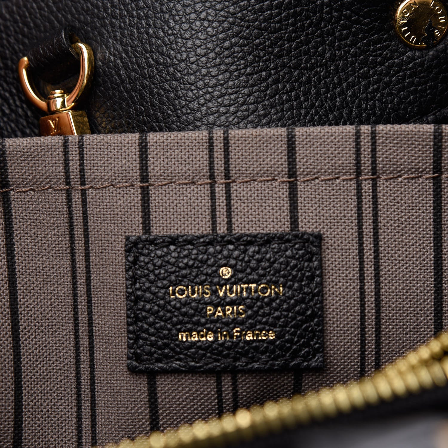 Louis Vuitton Empreinte Montaigne GM Black 6 of 9