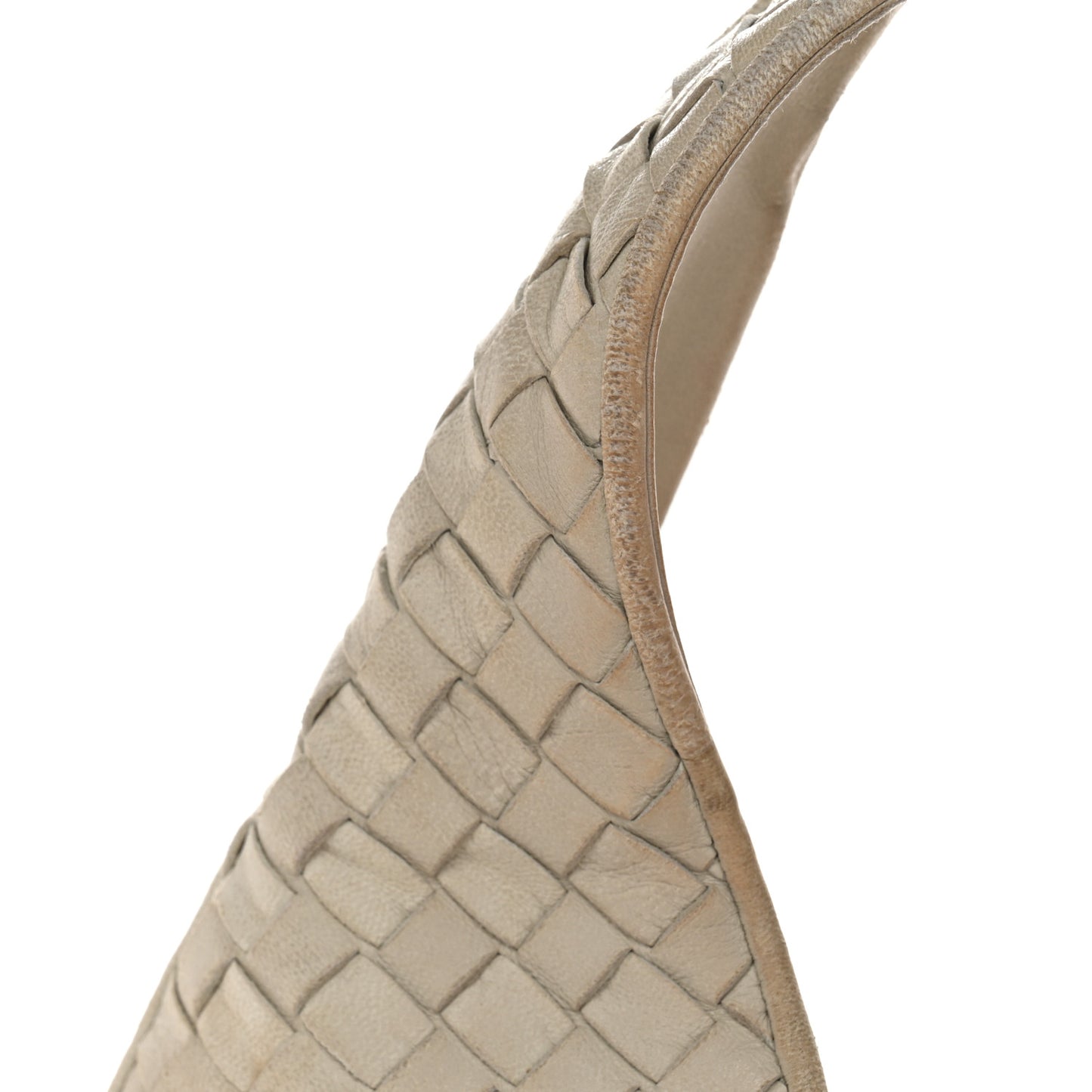 Nappa Intrecciato Ball Hobo White